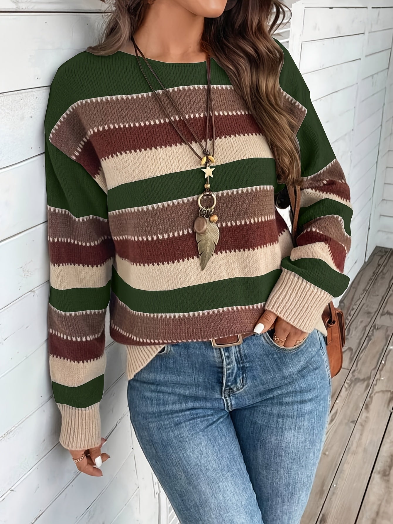 Vintage Striped Pullover