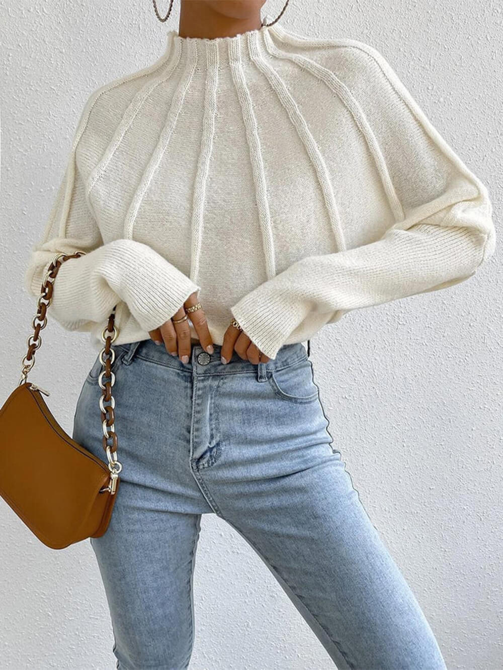 Cozy Dolman Sleeve Knit Sweater