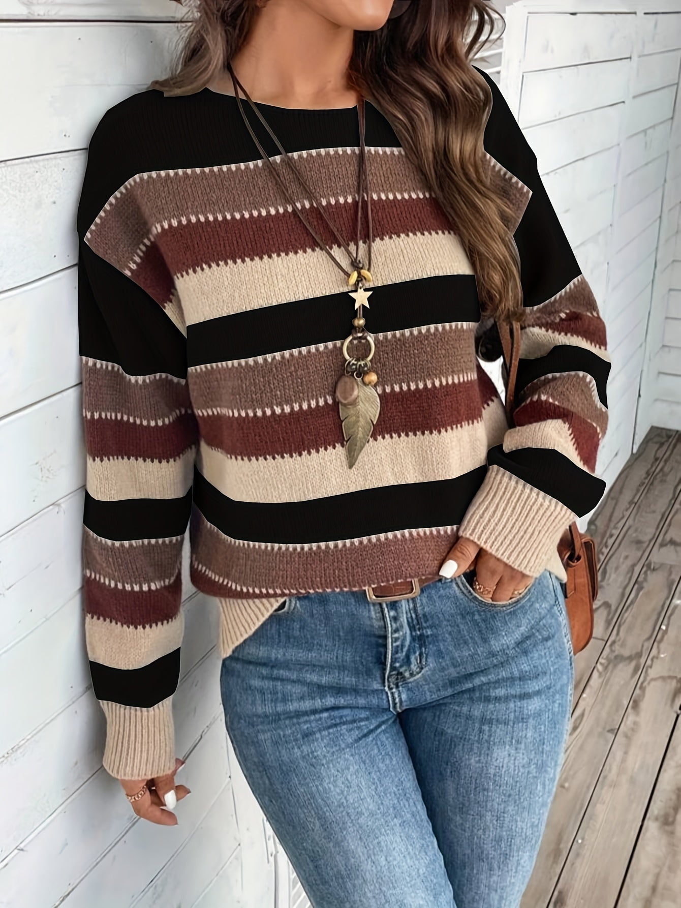 Vintage Striped Pullover