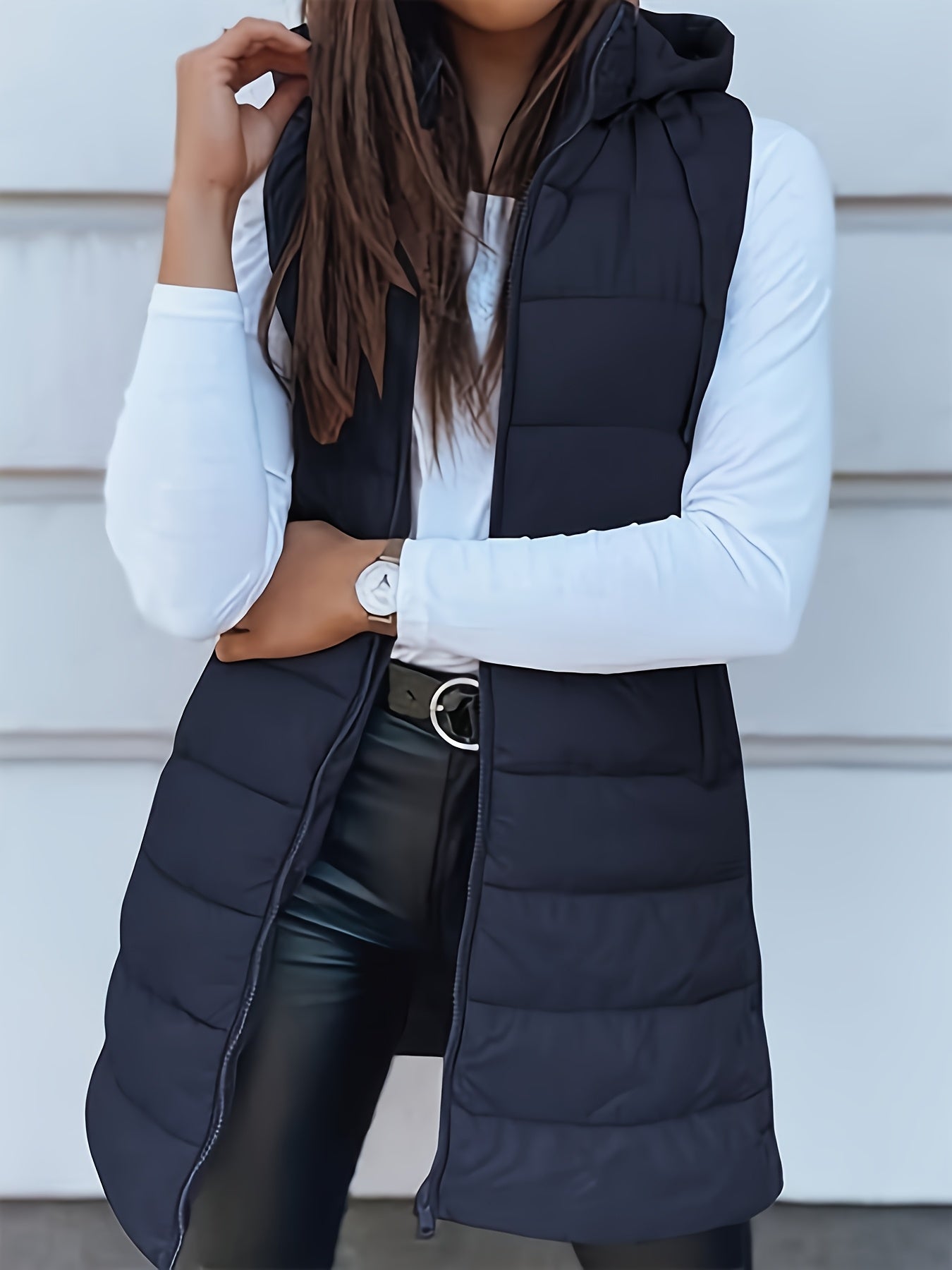 Chic Hooded Thickened Warm All-Season Vest