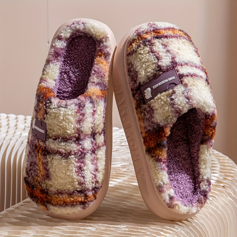 Chaussons confortables Heritage à carreaux
