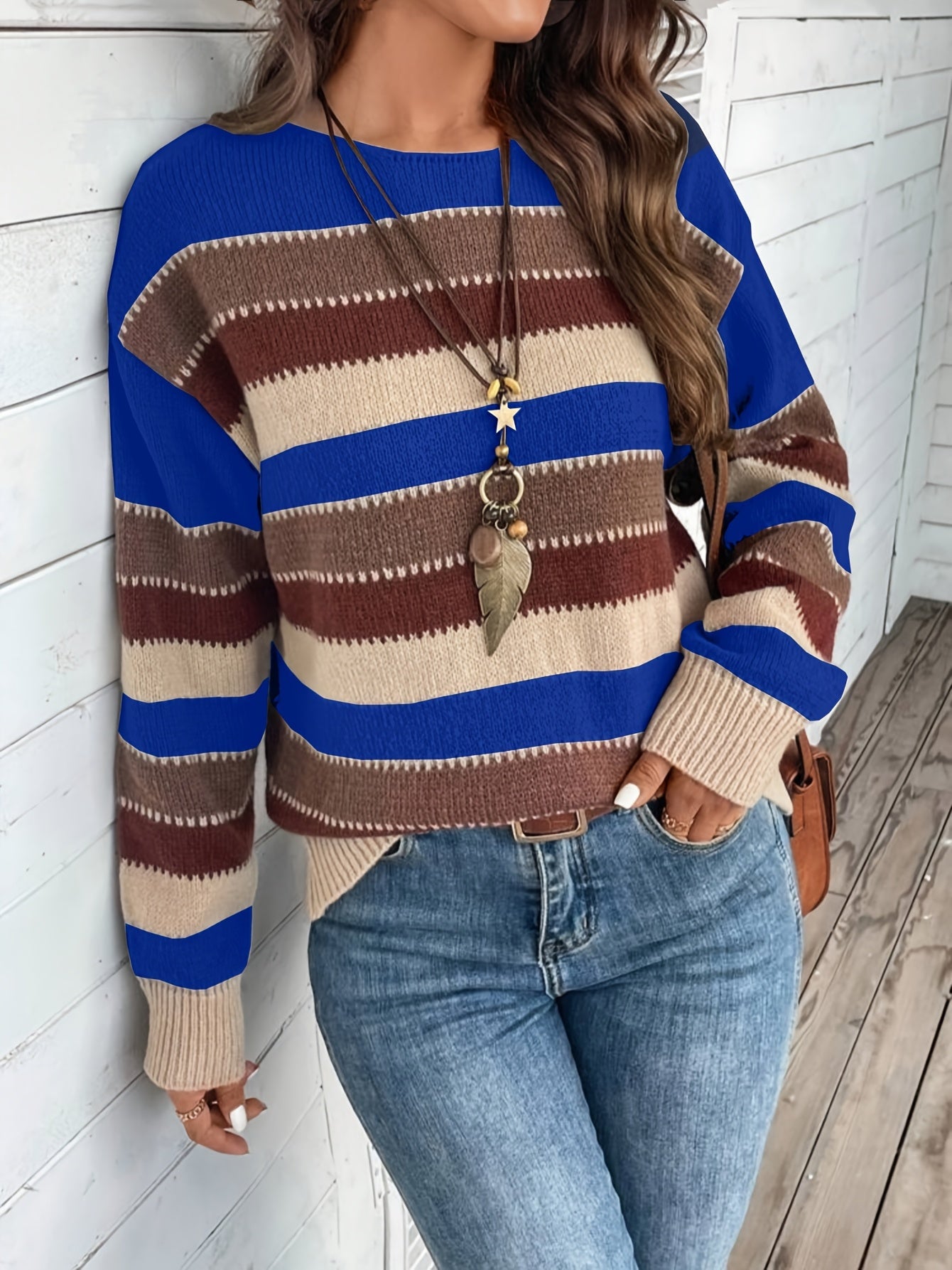 Vintage Striped Pullover