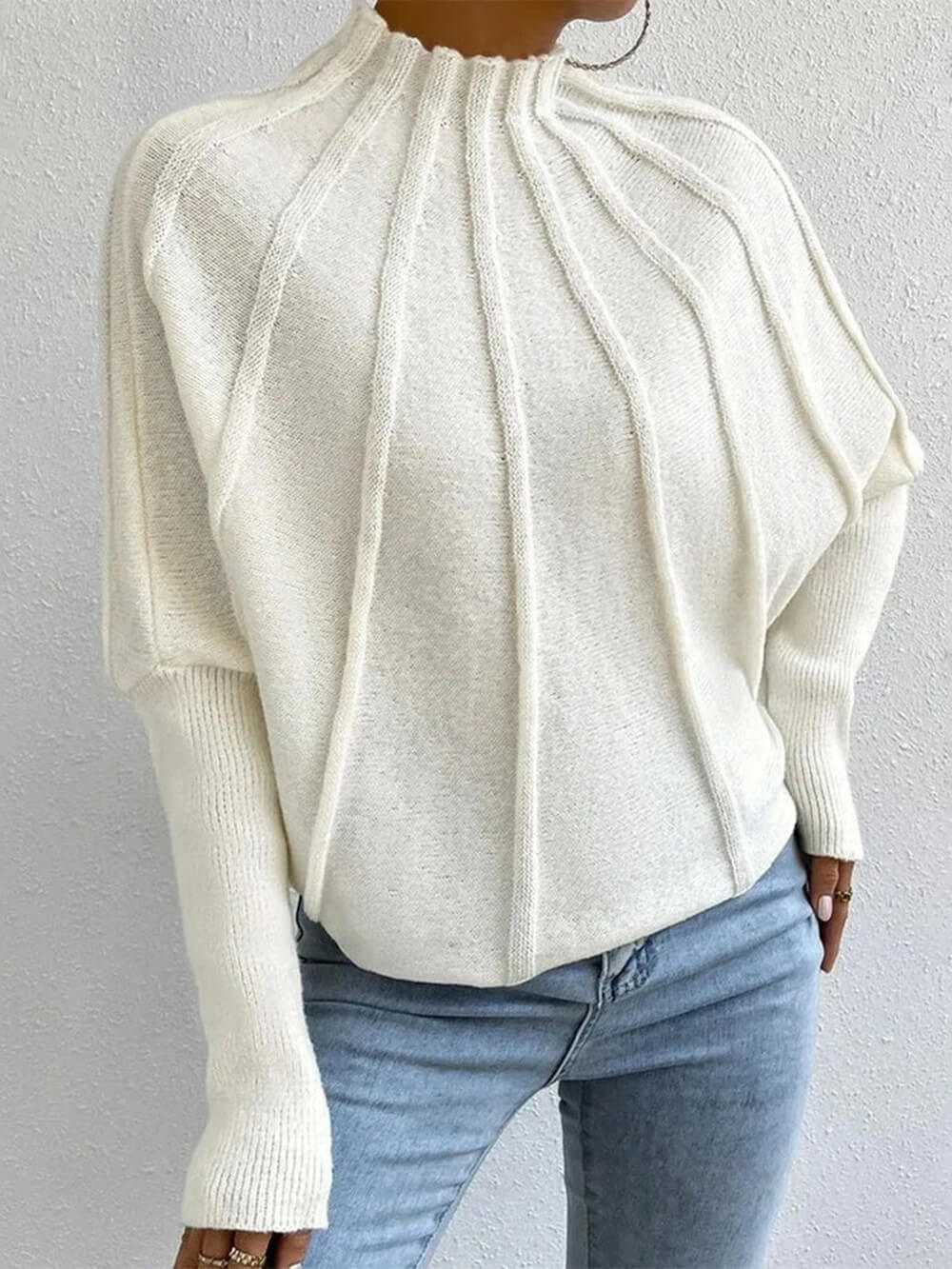 Cozy Dolman Sleeve Knit Sweater