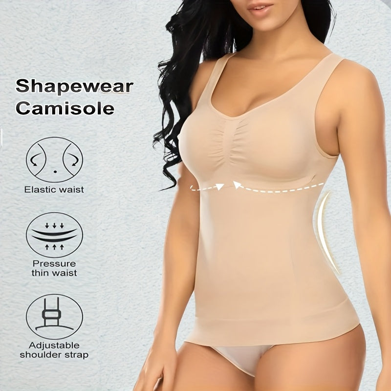 Seamless Tummy-Control Lace-Up Tank