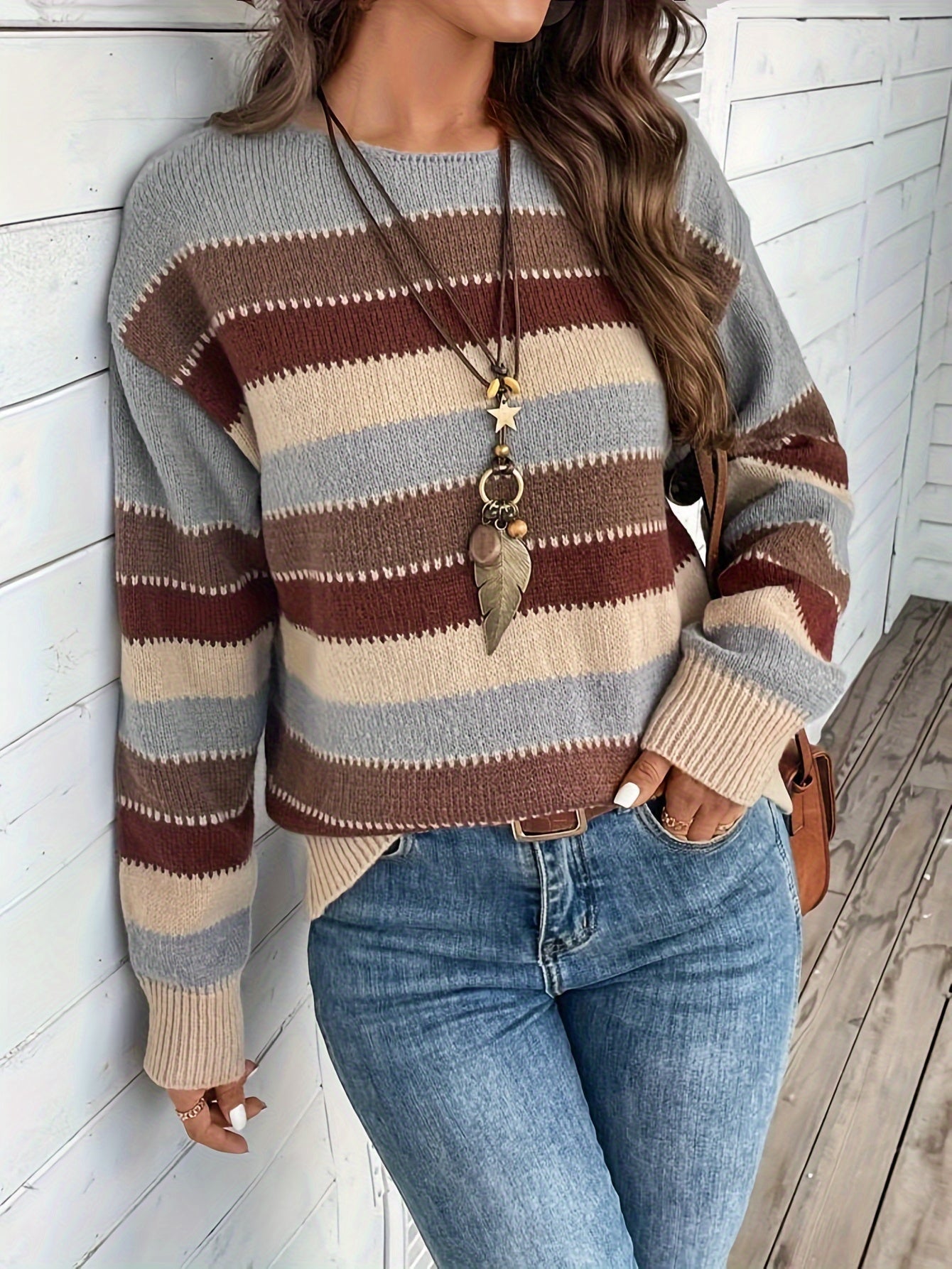 Vintage Striped Pullover