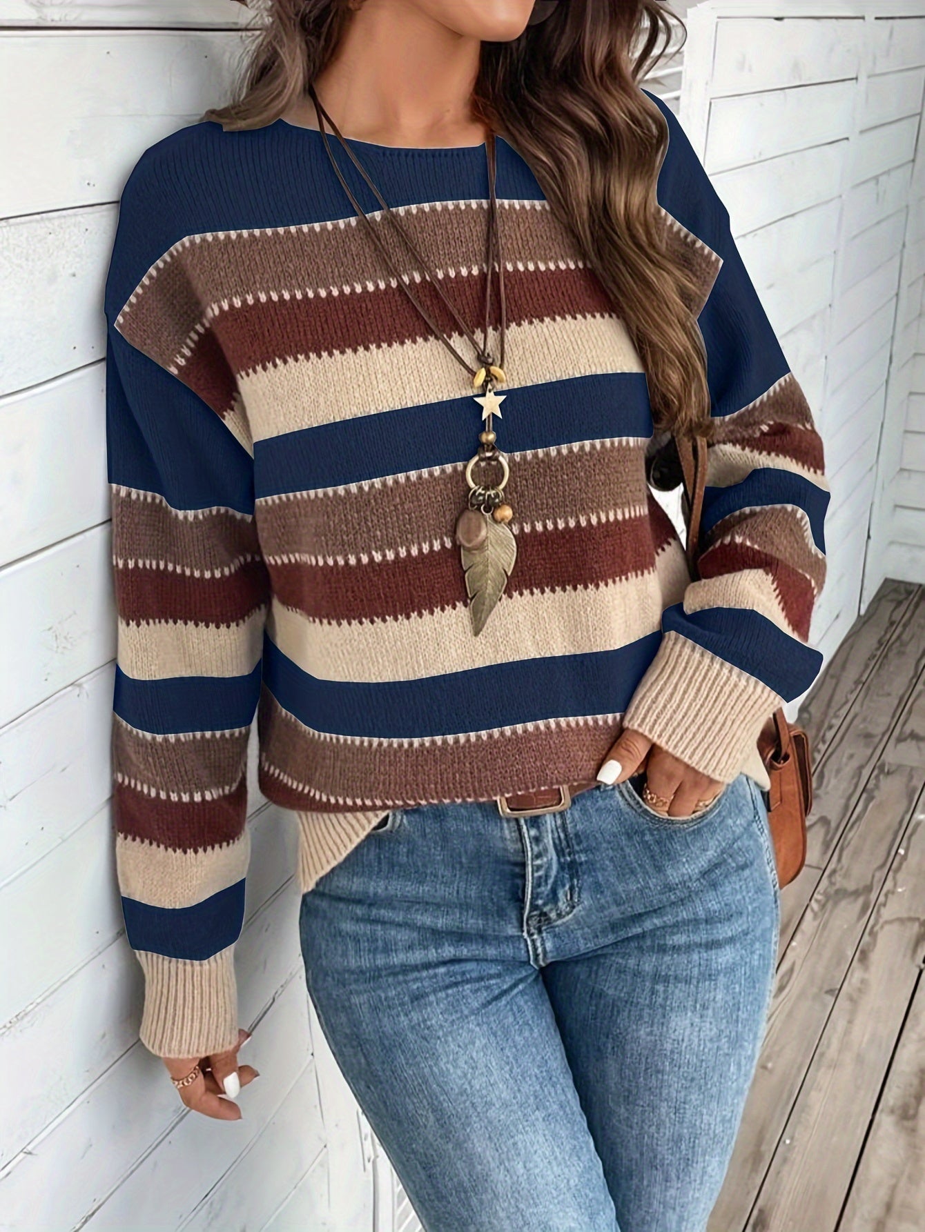 Vintage Striped Pullover