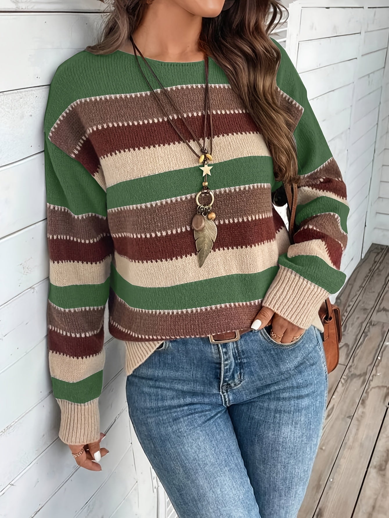 Vintage Striped Pullover