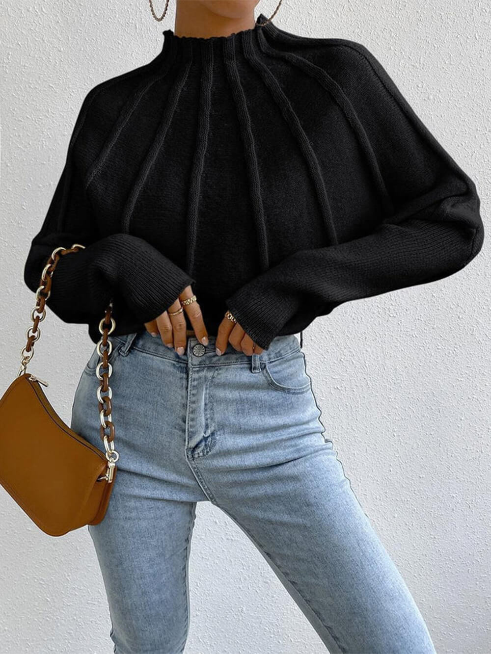 Cozy Dolman Sleeve Knit Sweater