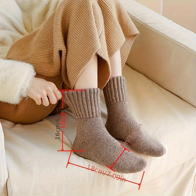 Winter Pluche Comfort Sokken (5-Pack)