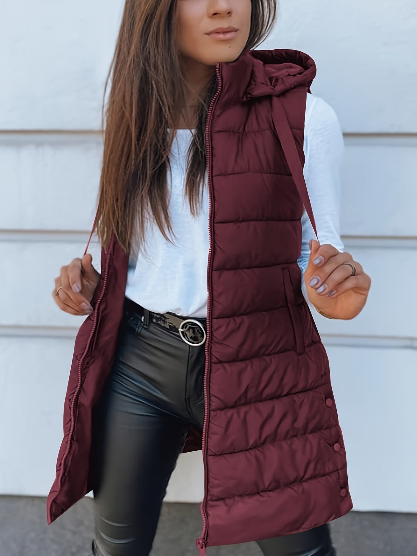 Chic Hooded Thickened Warm All-Season Vest