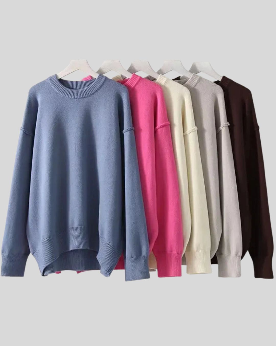 Beige Cozy Winter Pullover