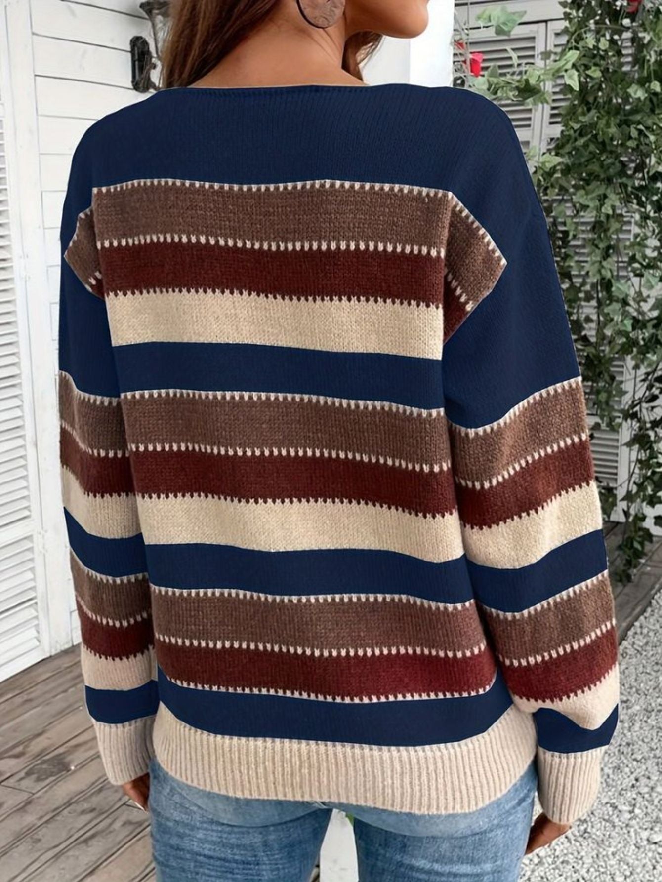 Vintage Striped Pullover