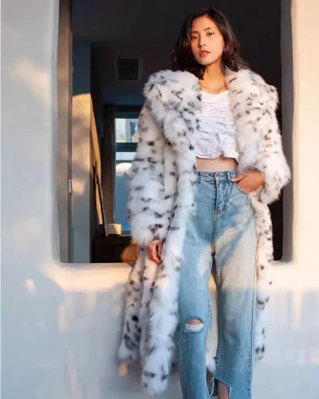 Leopard Faux Fur Coat