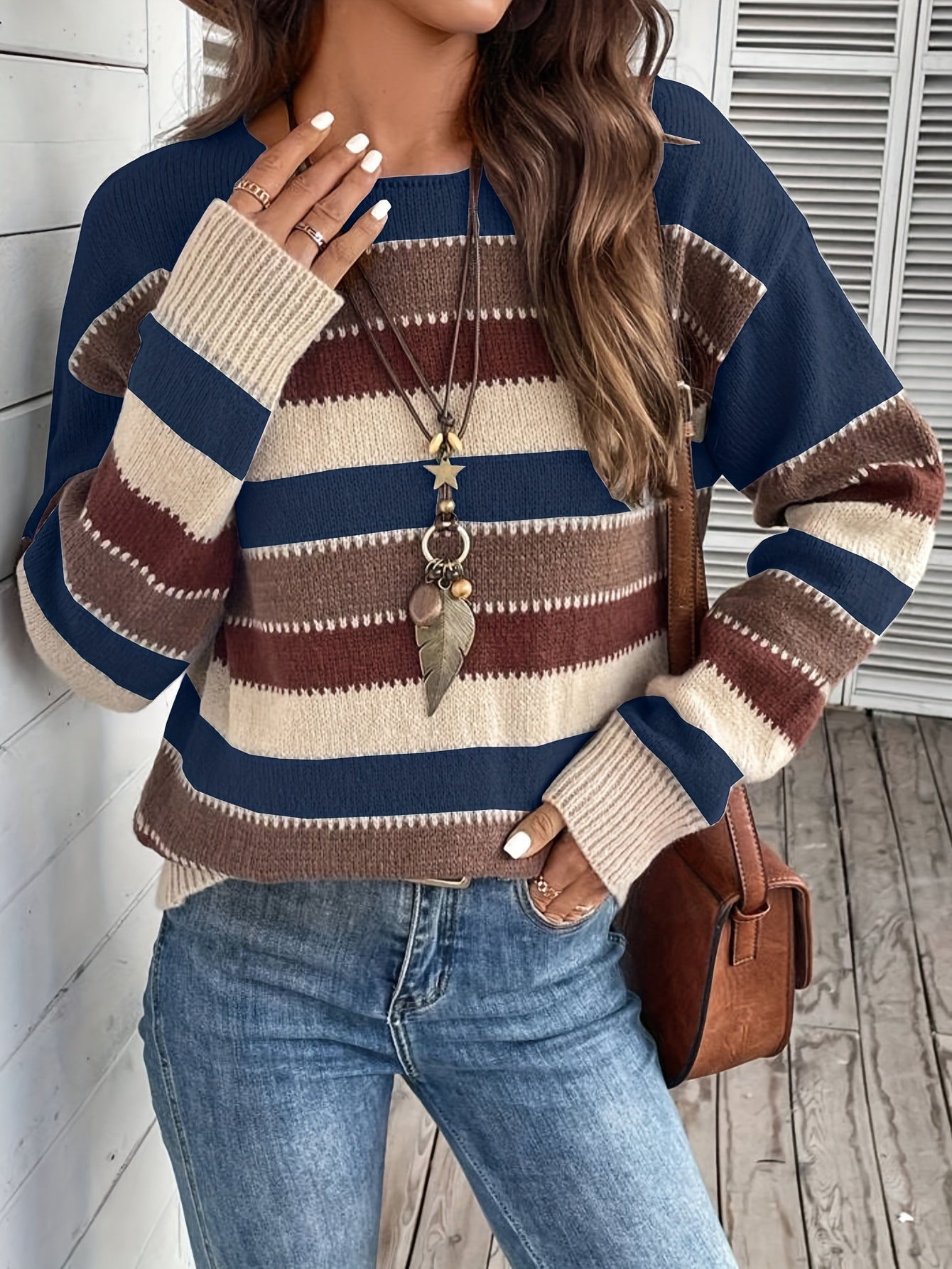 Vintage Striped Pullover