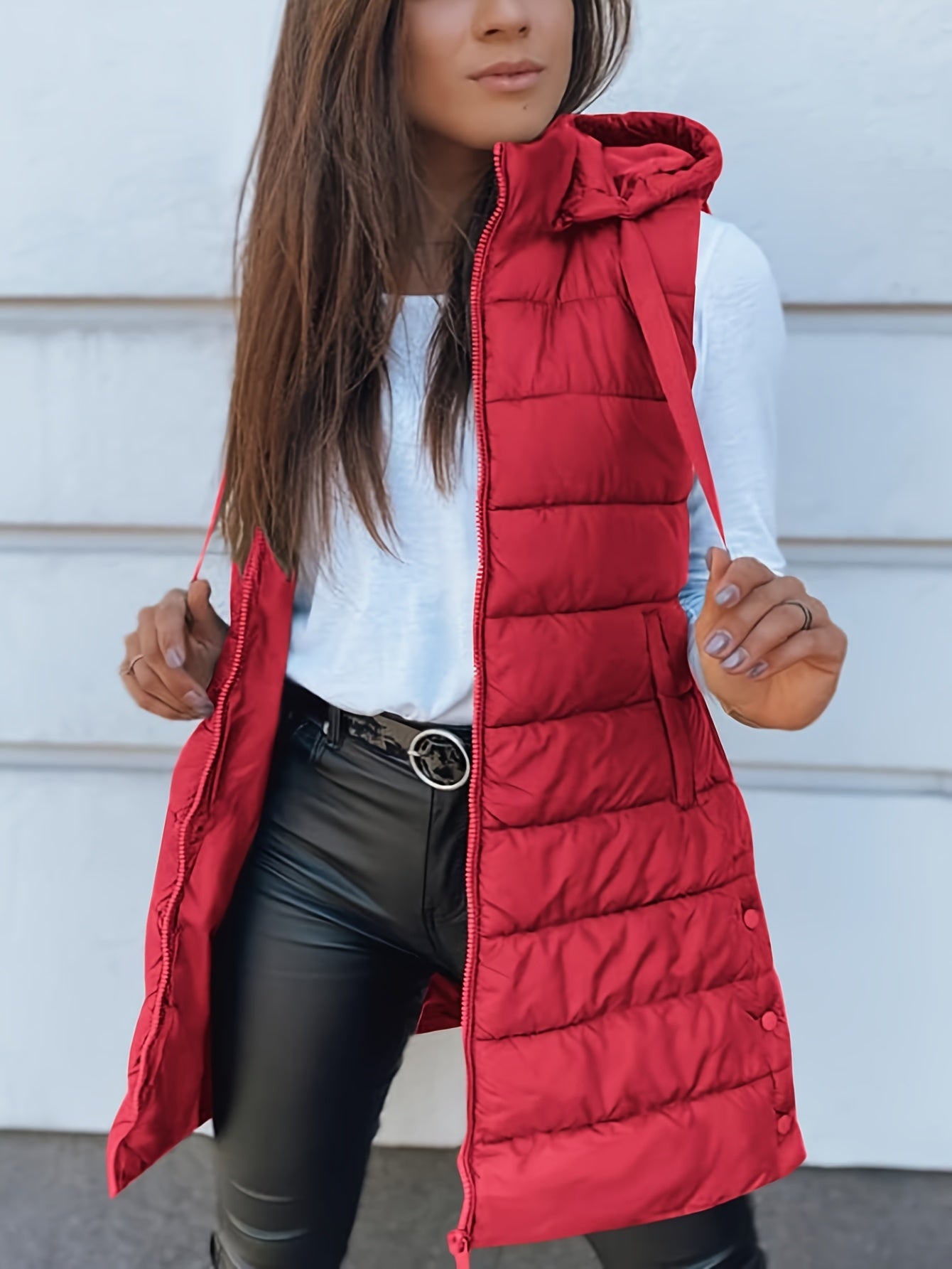 Chic Hooded Thickened Warm All-Season Vest