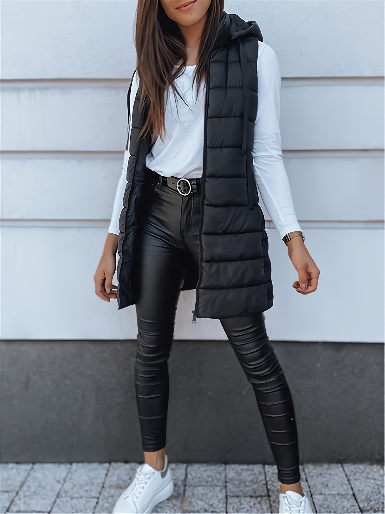 Chic Hooded Thickened Warm All-Season Vest