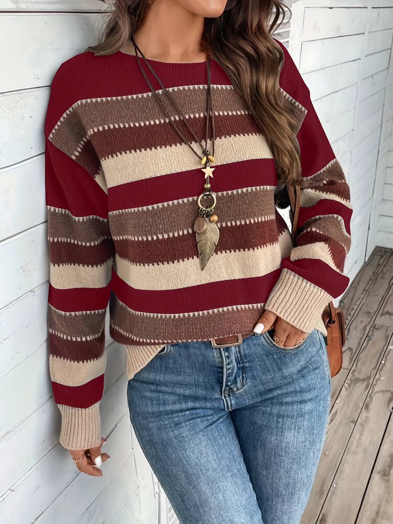 Vintage Striped Pullover