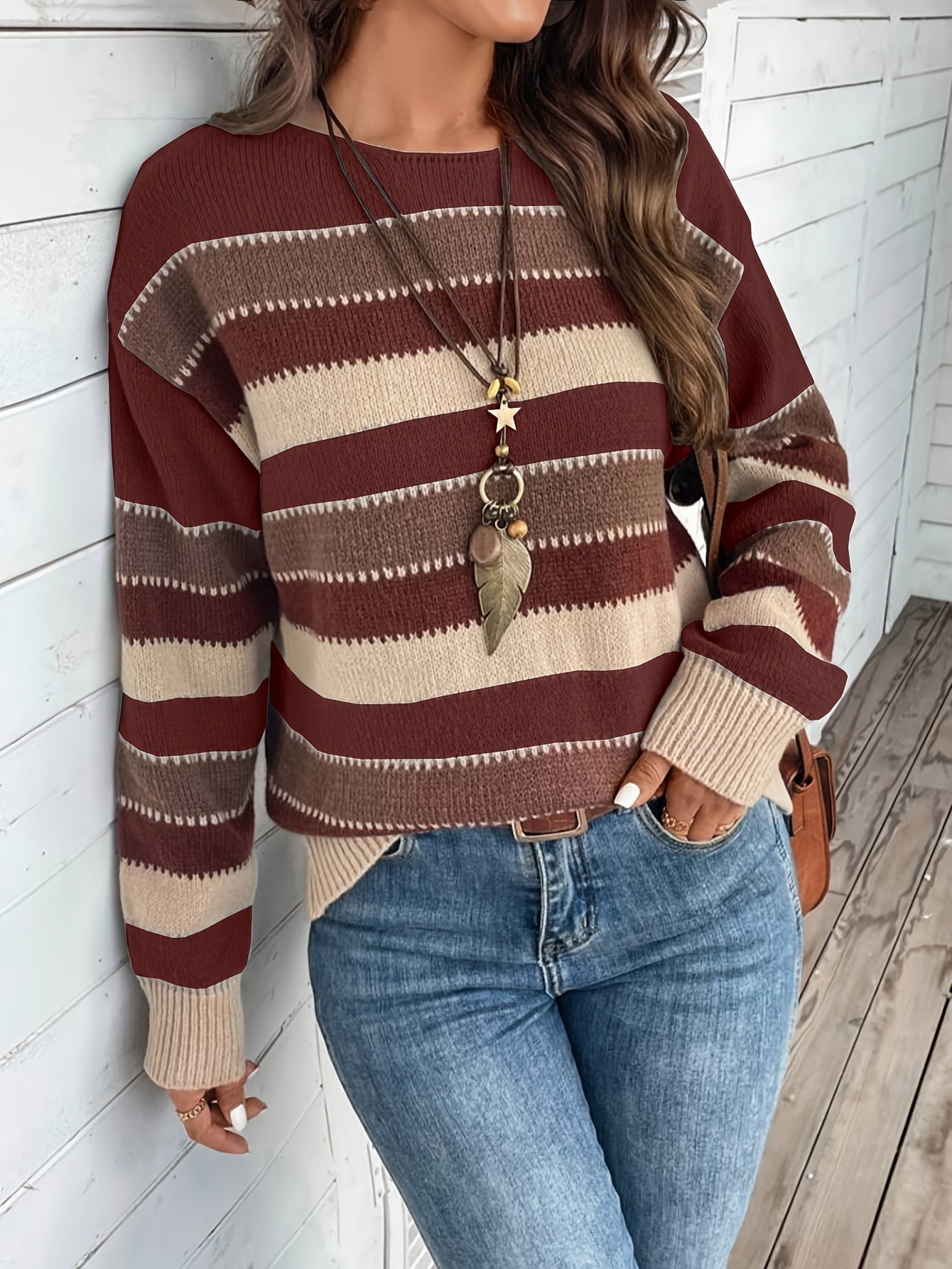 Vintage Striped Pullover